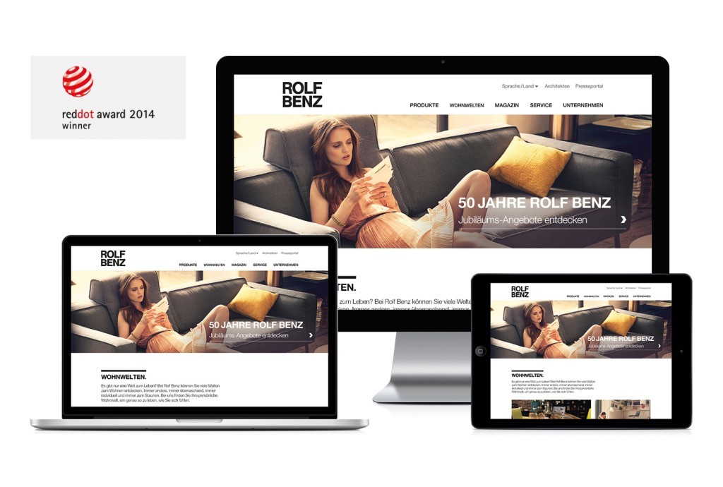 Rolf Benz-Website